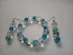 Set - náramek + naušnice č.6